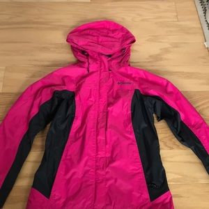 Pink Columbia Rain Jacket